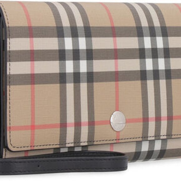NWT BURBERRY HOUSE CHECK HANNAH CROSSBODY BAG CLUTCH - Picture 3 of 10